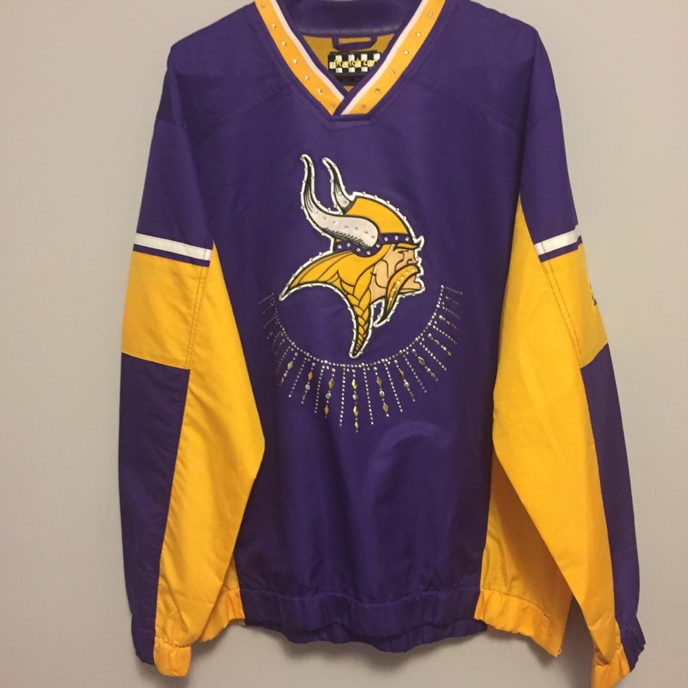 Jeweled Minnesota Vikings pullover